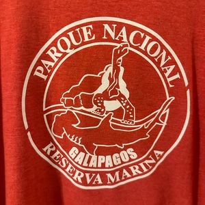 Galapagos National Park (parque Nacional) red Hoodie Sweatshirt.